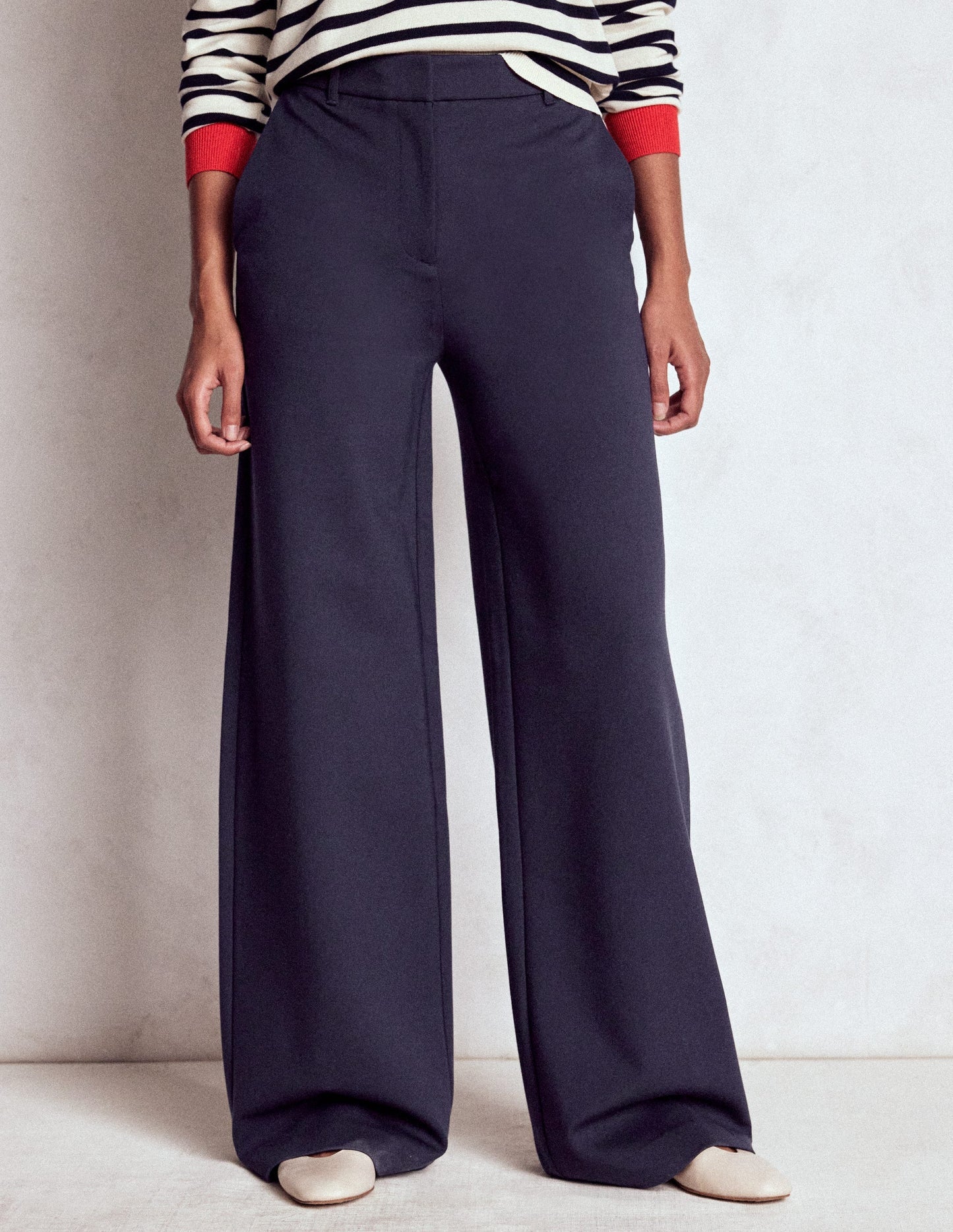 Boden Belgravia Ponte Pants - Navy