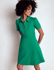 Boden Nicolette Ponte Shirt Dress - Bear Grass