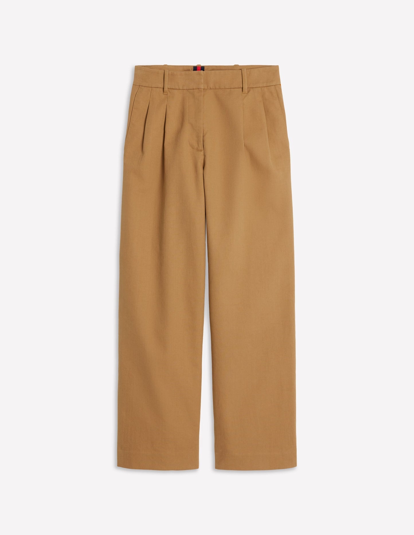 Boden Bloomsbury Cotton Pants - Camel