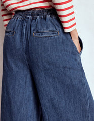 Boden Pull - on Denim Pants - MID WASH