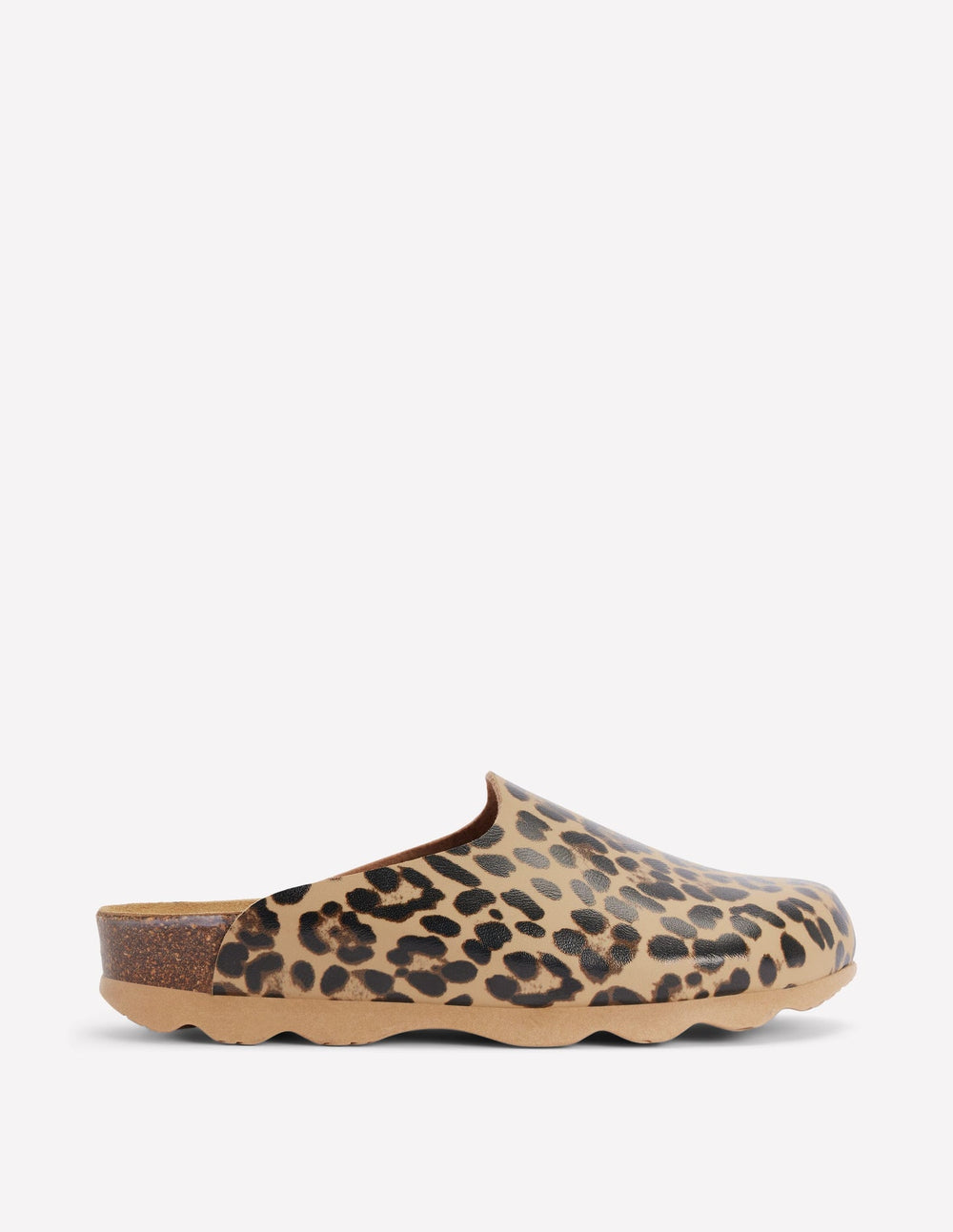 Boden Lyla Colour Block Clogs - Leopard