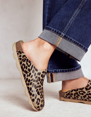 Boden Lyla Colour Block Clogs - Leopard