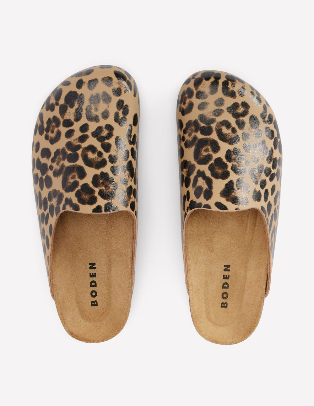 Boden Lyla Colour Block Clogs - Leopard
