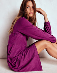 Boden Naomi Relaxed Jersey Dress - Plum Jam