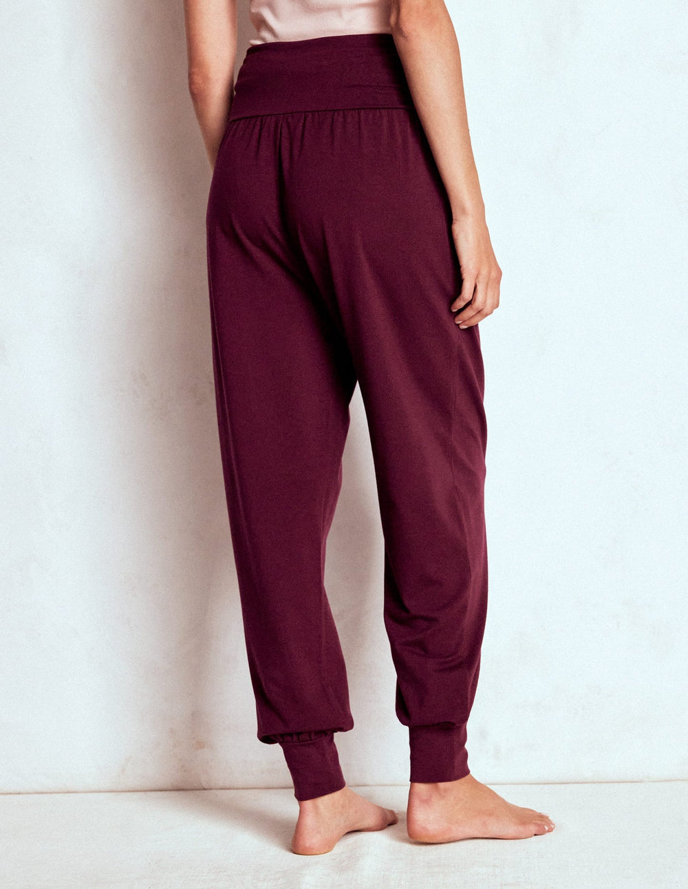 Boden Hareem Jersey Sweatpants - Deep Wisteria