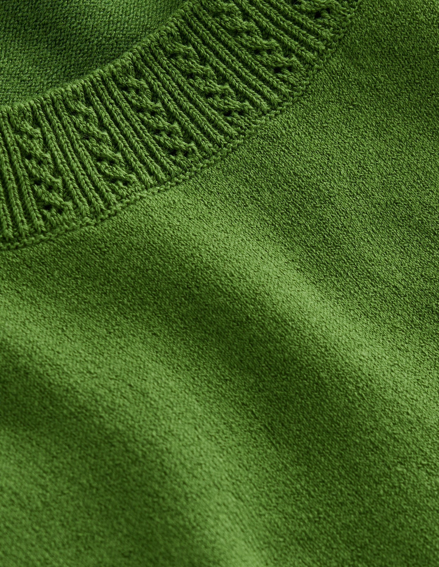 Boden Emilia Cotton Crew Neck Vest - Promenade Green