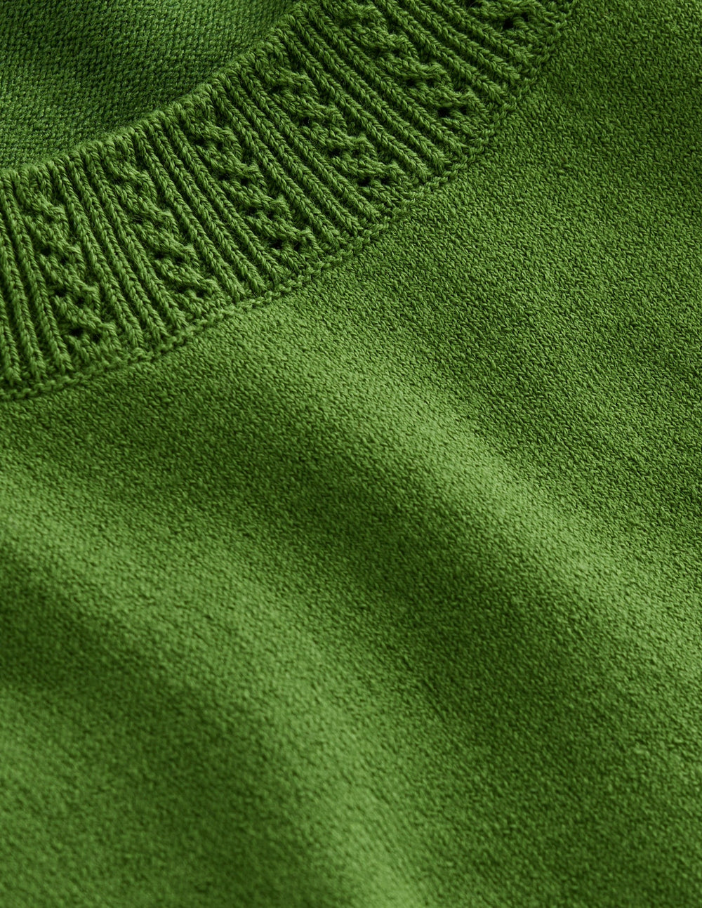 Boden Emilia Cotton Crew Neck Vest - Promenade Green