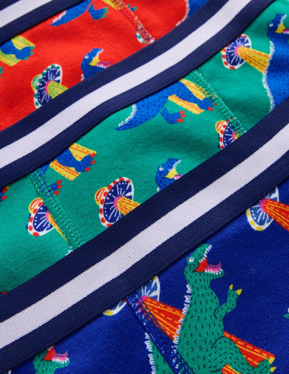 Boden 5 - Pack Boxers - Multi Dino/Stripe