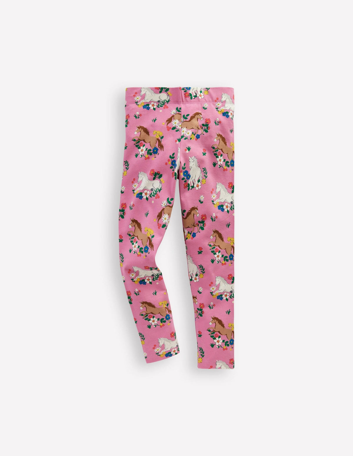 Boden Fun Leggings - Formica Pink Pony Meadow