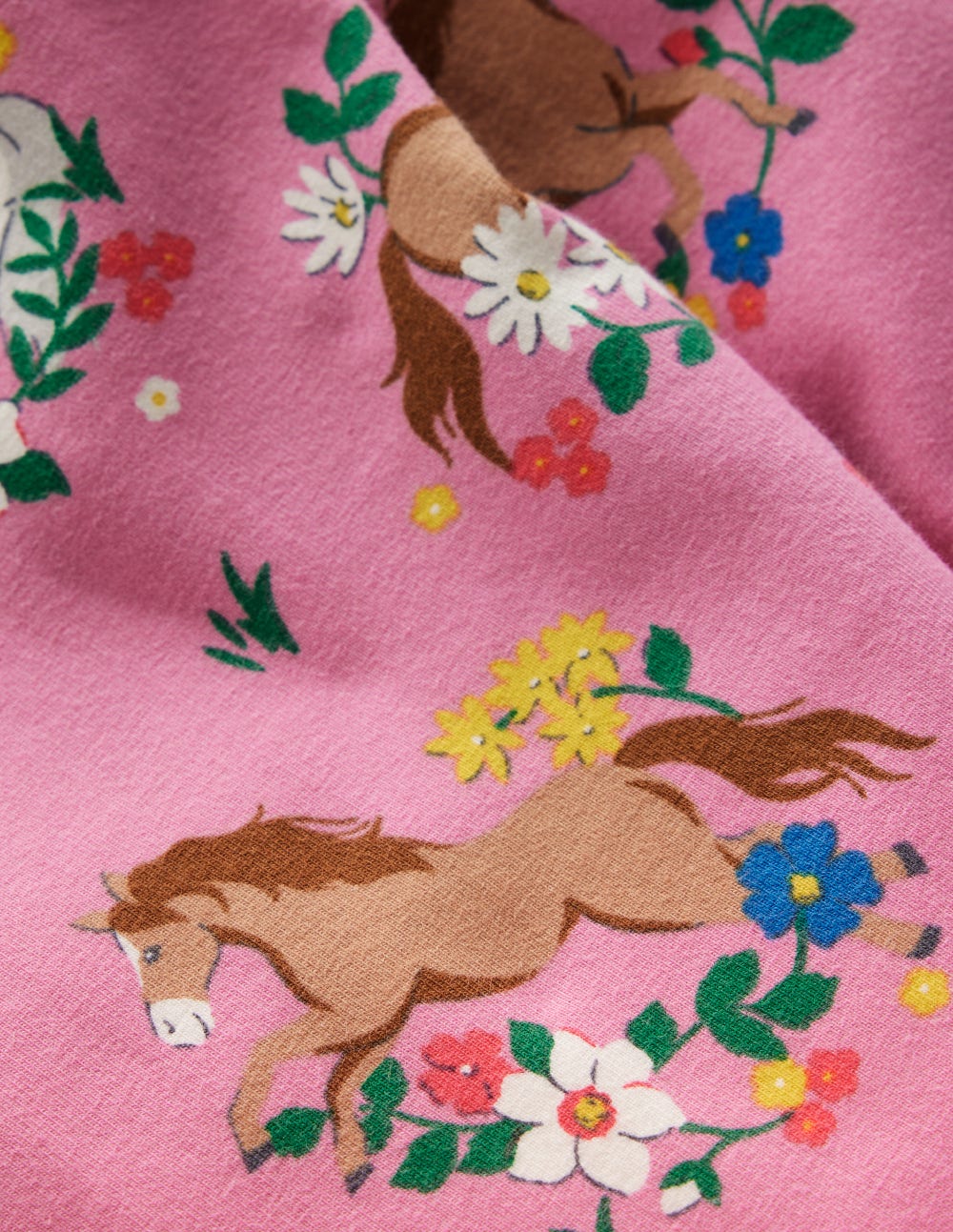 Boden Fun Leggings - Formica Pink Pony Meadow
