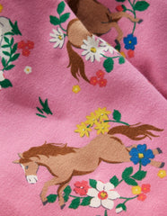 Boden Fun Leggings - Formica Pink Pony Meadow