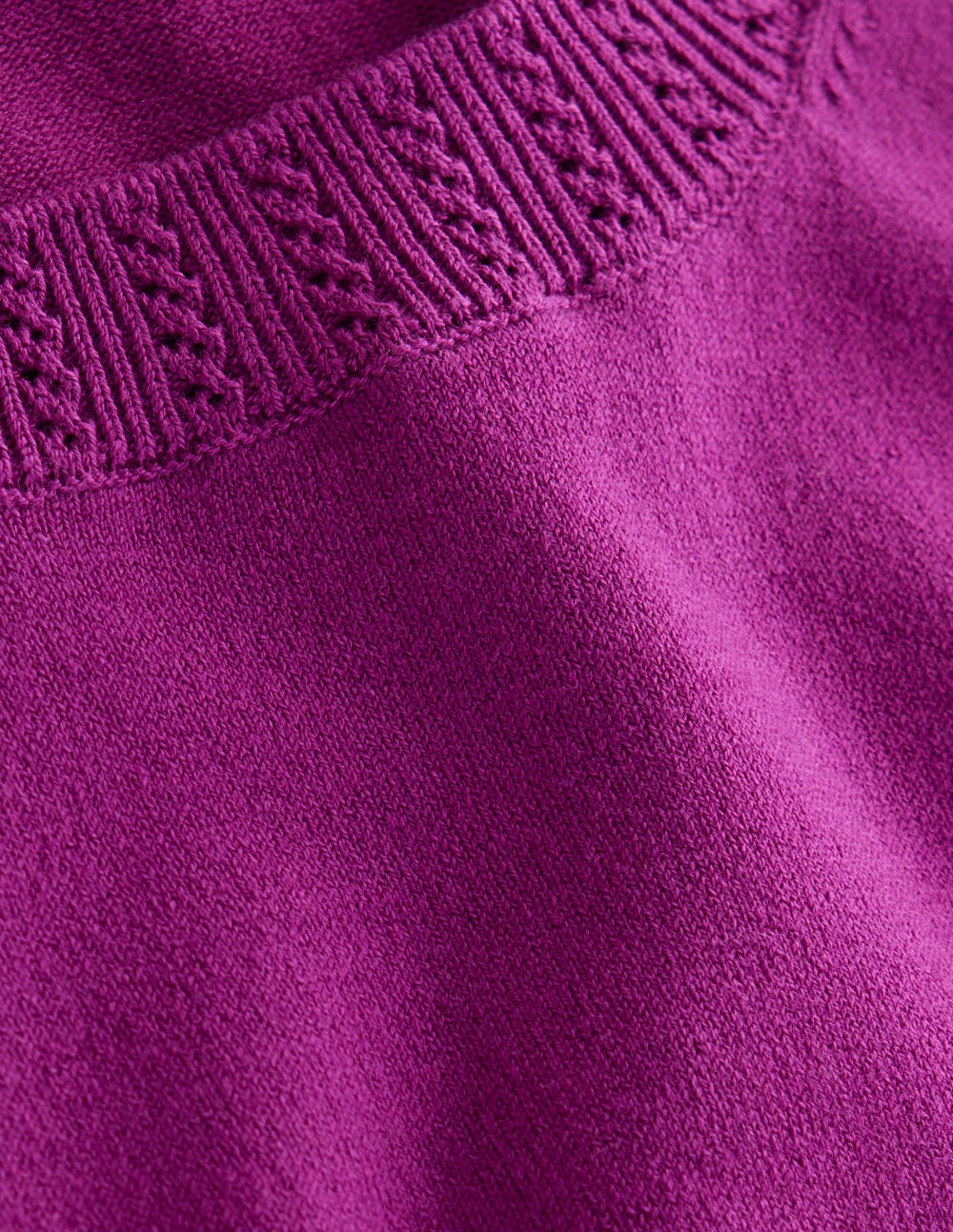 Boden Emilia Cotton Crew Sweater - Regal Purple