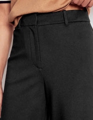 Boden Belgravia Ponte Crop Pants - BLACK
