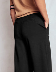 Boden Belgravia Ponte Crop Pants - BLACK