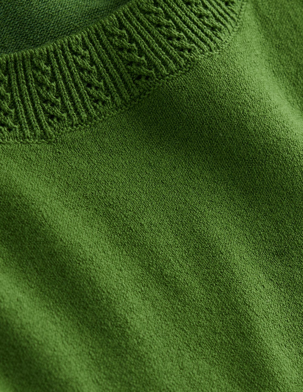 Boden Emilia Cotton Crew Sweater - Promenade Green