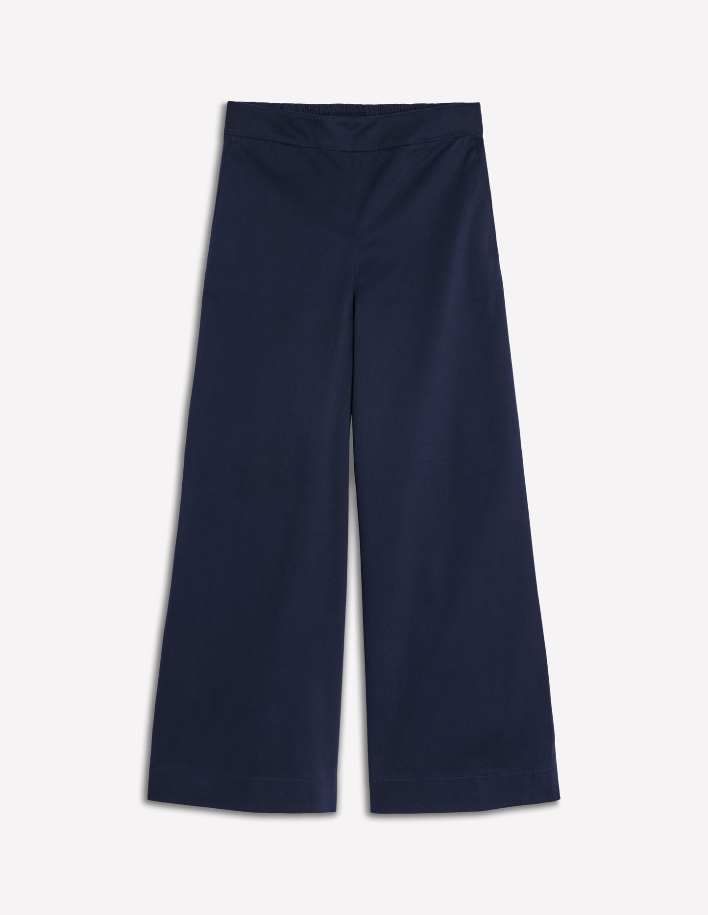 Boden Pull - on Cropped Pants - Navy