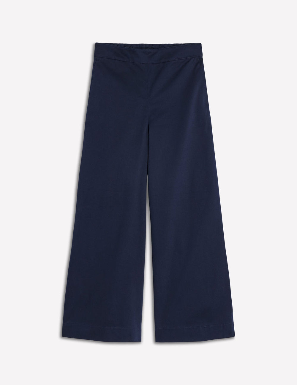 Boden Pull - on Cropped Pants - Navy