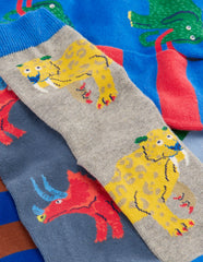 Boden Socks 7 Pack - Multi Animals