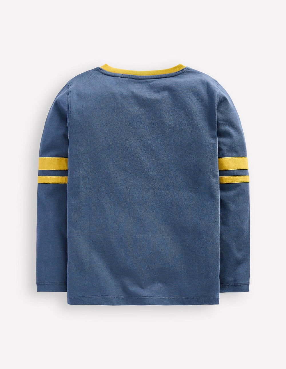 Boden Colour Block T-shirt - Robot Blue/ Canary Yellow