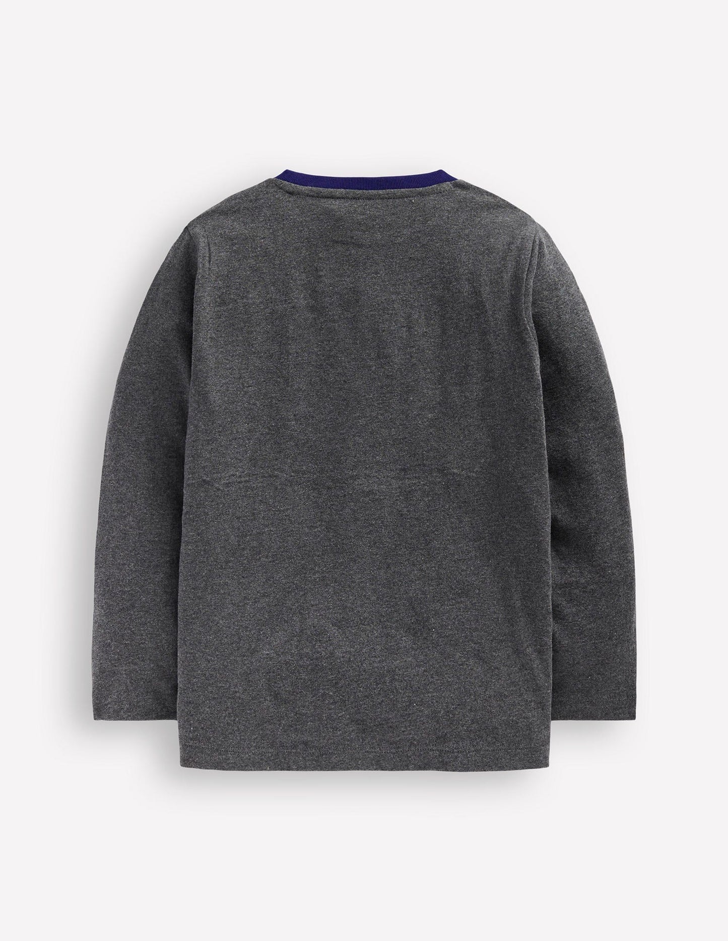 Boden Star Appliqué T-shirt - GREY MARL STAR