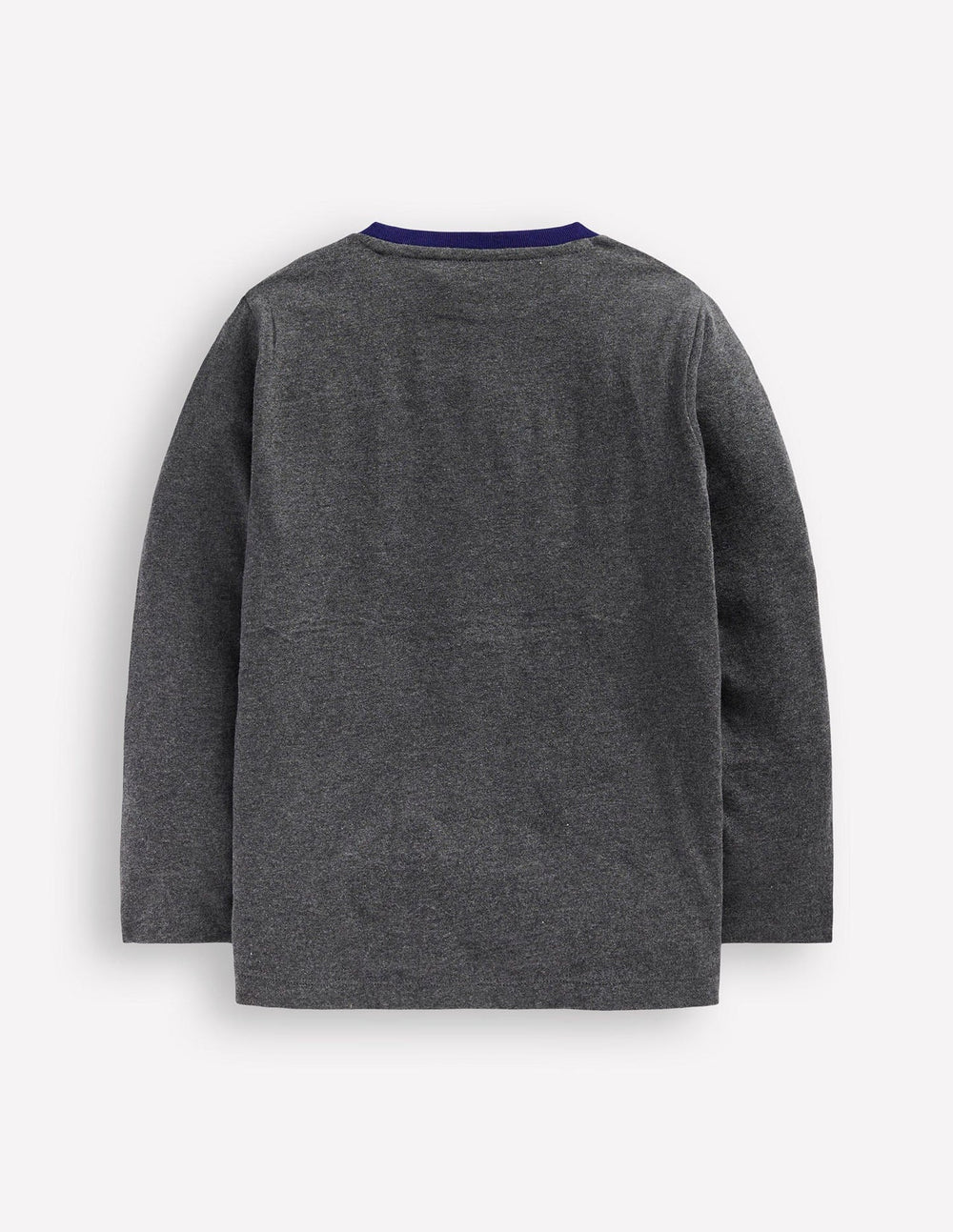Boden Star Appliqué T-shirt - GREY MARL STAR