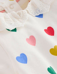 Boden Sweatshirt Play Set - Multi hearts