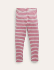 Boden Fun Leggings - Formica Pink/Ivory Stripe
