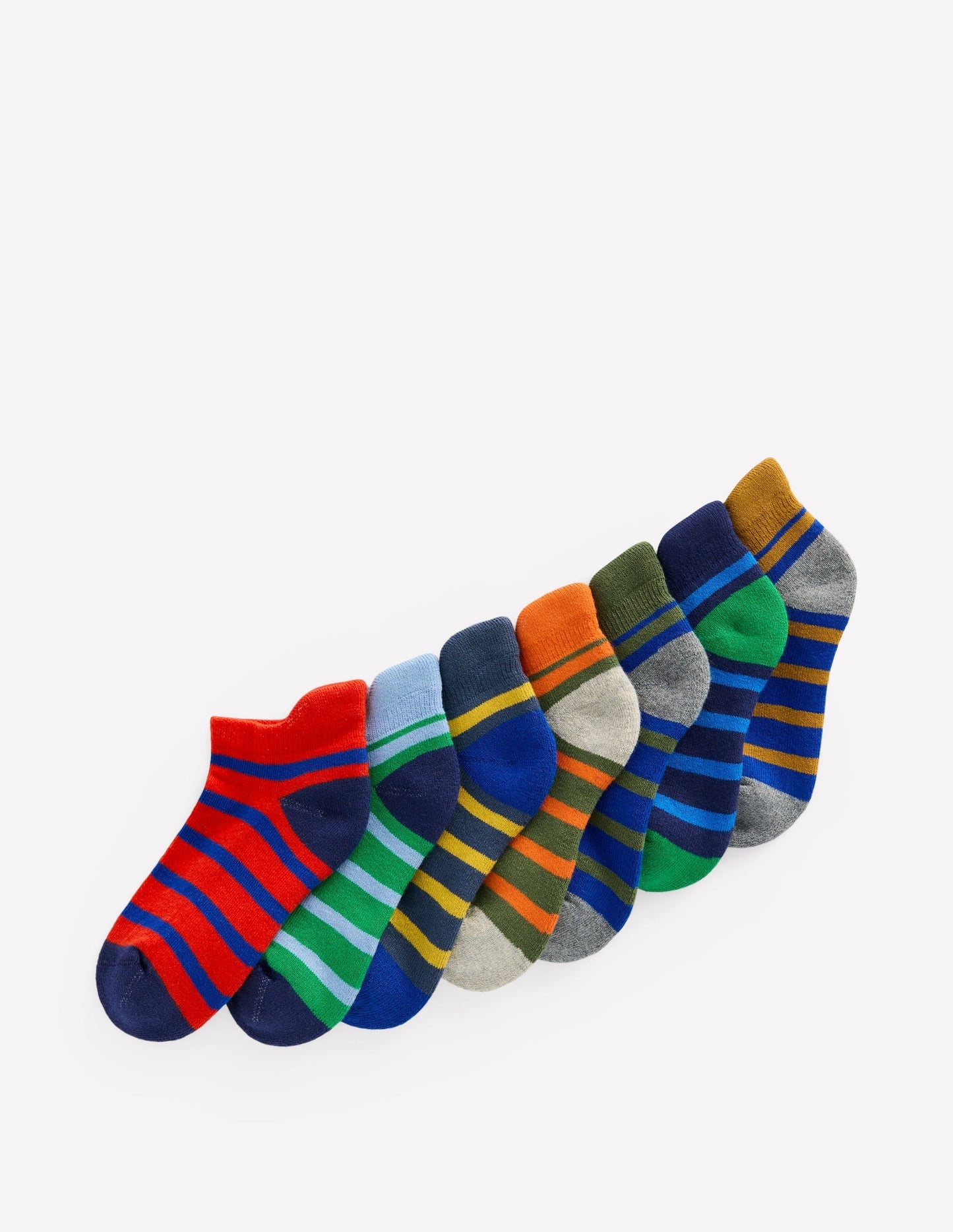 Boden 7 - Pack Trainer Socks - Multi Breton