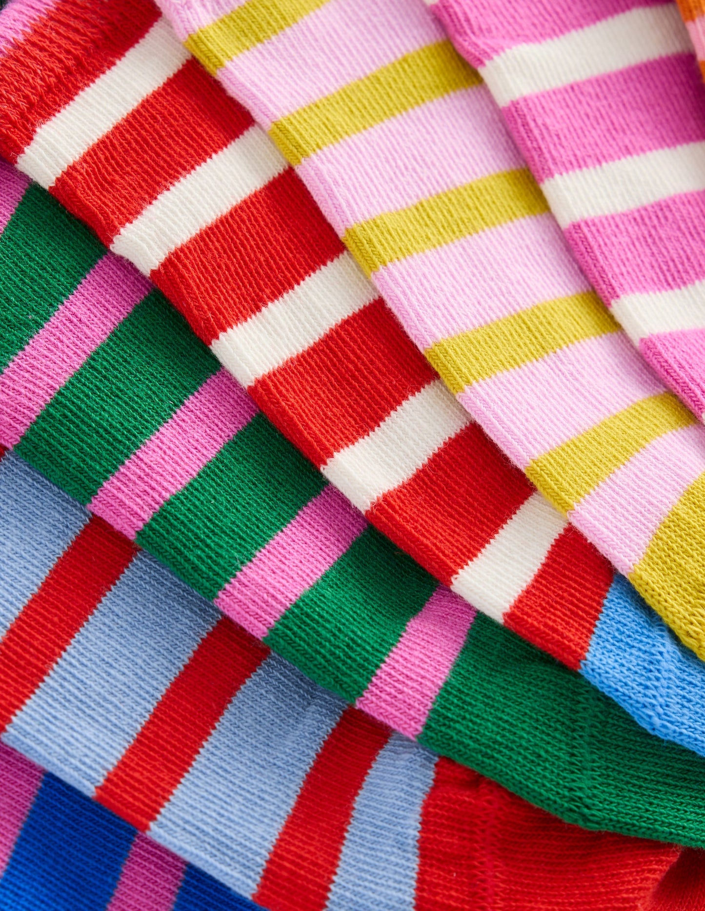 Boden 7 - Pack Trainer Socks - Multi Stripe