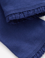 Boden Ribbed Leggings - Starboard Blue