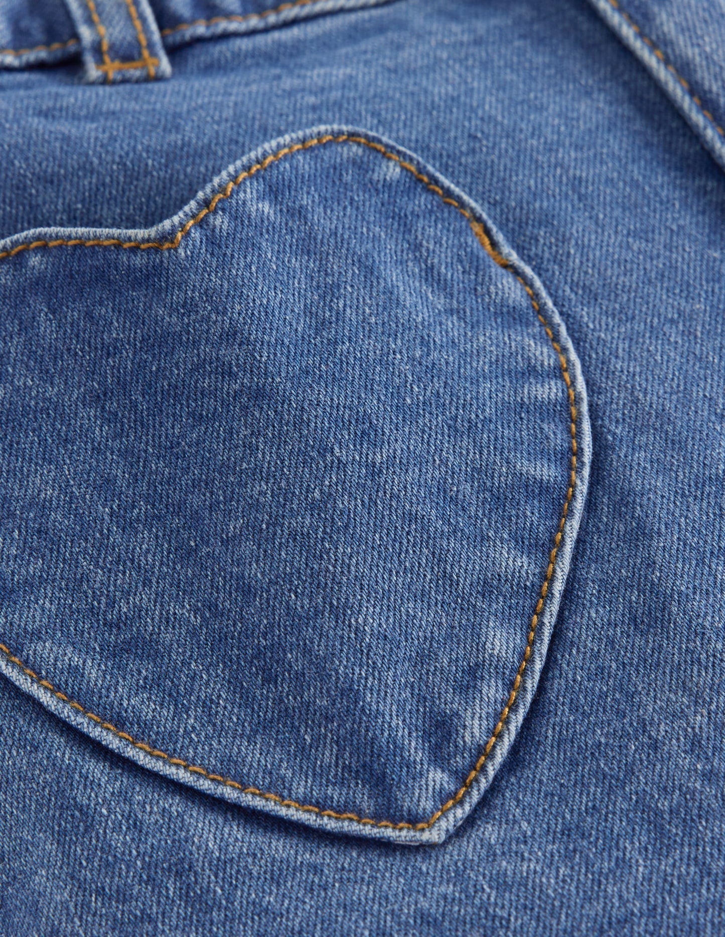 Boden Denim Kick Flare Pants - Denim Hearts