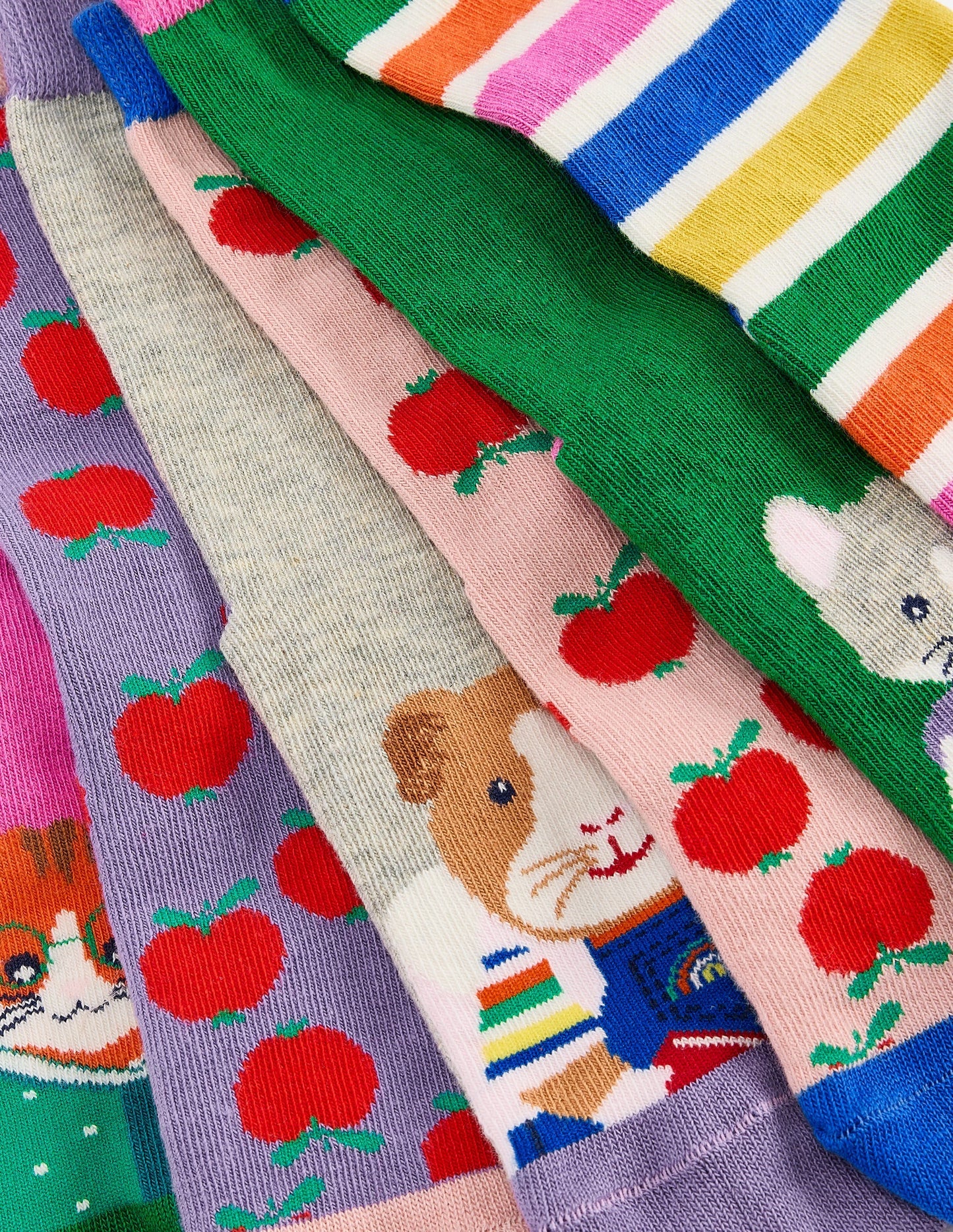 Boden Socks 7 Pack - School Animals